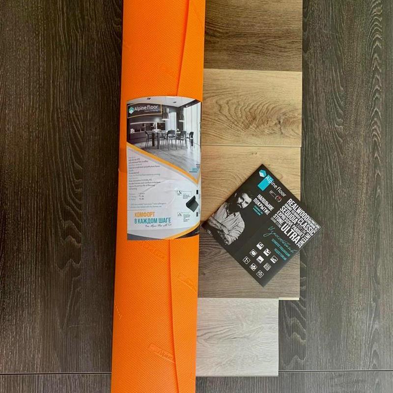 Подложка Alpine Floor - материал для укладки напольных покрытий Подложка Alpine Floor - материал для укладки напольных покрытий